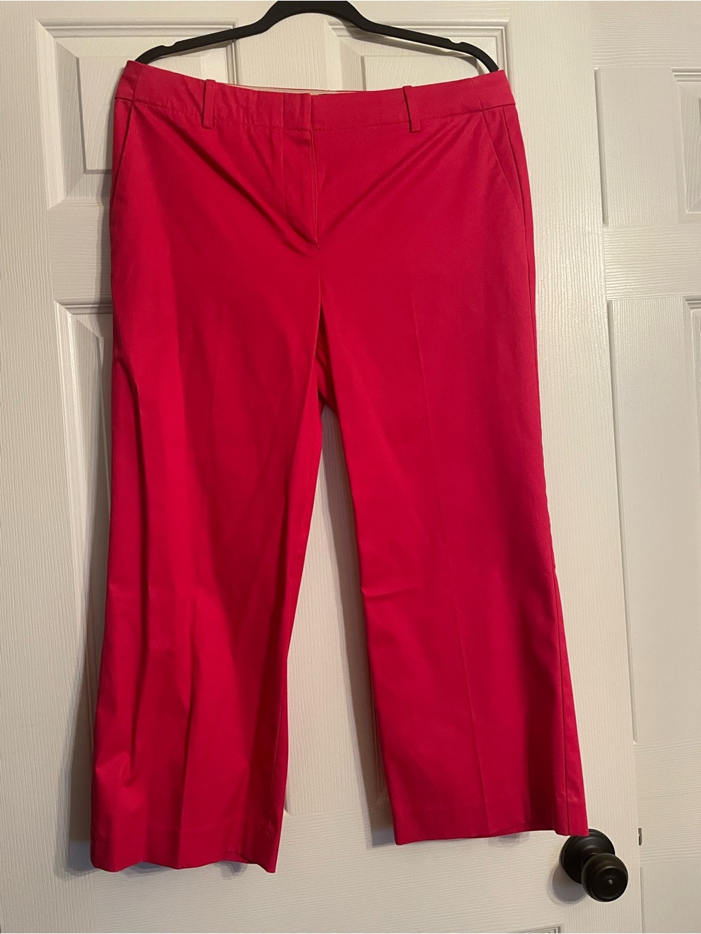 Talbots Pink Straight-Leg Capris